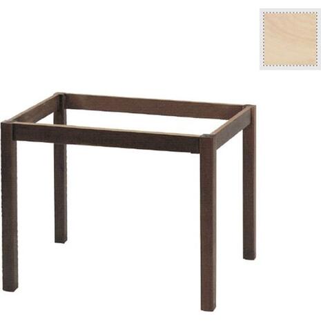 ΚΑΦΕΝΕΙΟΥ Βαφή Τραπεζιού Οξιά Λυόμενη για Επιφάνεια 80x120cm Άβαφη (Ρ411,0)