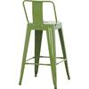 ΣΚΑΜΠΟ ΜΠΑΡ ΜΕΣΑΙΟΥ ΥΨΟΥΣ ΜΕΤΑΛΛΙΚΟ MELITA-PRO HM8574.53 LIGHT OLIVE GREEN 43x43x88Υεκ. (Πράσινο)