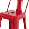 ΣΚΑΜΠΟ ΜΠΑΡ ΜΕΣΑΙΟΥ ΥΨΟΥΣ ΜΕΤΑΛΛΙΚΟ MELITA-PRO HM8574.44 ΚΟΚΚΙΝΟ 43x43x88Υεκ. (Κόκκινο)