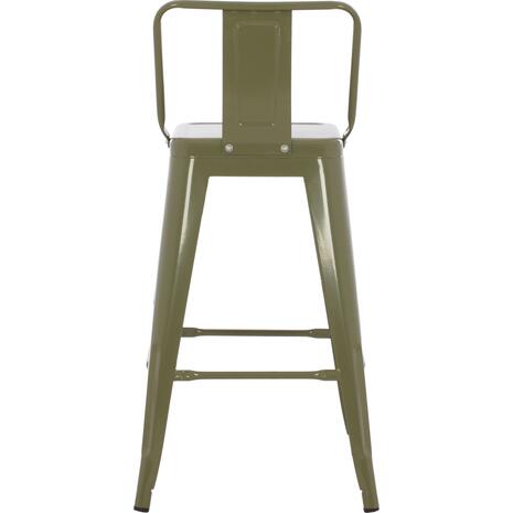 ΣΚΑΜΠΟ ΜΠΑΡ ΜΕΣΑΙΟΥ ΥΨΟΥΣ ΜΕΤΑΛΛΙΚΟ MELITA-PRO HM8574.43 DARK OLIVE GREEN 43x43x88Υεκ. (Βαθύ πράσινο)
