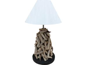 ΕΠΙΤΡΑΠΕΖΙΟ ΦΩΤΙΣΤΙΚΟ TWIGGY HM4423 DRIFTWOOD & ΛΕΥΚΟ ΚΑΠΕΛΟ Φ35x61Υεκ.