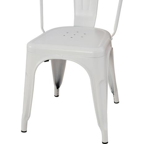 ΚΑΡΕΚΛΑ ΜΕΤΑΛΛΙΚΗ MELITA-PRO HM8641.41 ΛΕΥΚΟ ΜΑΤ 44x47x84.5Υεκ. (Λευκό)