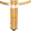 ΣΚΑΜΠΟ ΑΛΟΥΜΙΝΙΟΥ CHINO HM6285.03 BAMBOO LOOK-TEXTILENE ΛΕΥΚΟ-ΜΑΥΡΟ Φ36x46Υεκ.