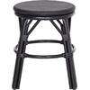 ΣΚΑΜΠΟ ΑΛΟΥΜΙΝΙΟΥ CHINO HM6285.02 BAMBOO LOOK & TEXTILENE ΣΕ ΜΑΥΡΟ Φ36x46Υεκ.