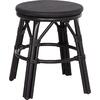 ΣΚΑΜΠΟ ΑΛΟΥΜΙΝΙΟΥ CHINO HM6285.02 BAMBOO LOOK & TEXTILENE ΣΕ ΜΑΥΡΟ Φ36x46Υεκ.