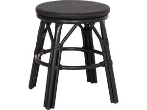 ΣΚΑΜΠΟ ΑΛΟΥΜΙΝΙΟΥ CHINO HM6285.02 BAMBOO LOOK & TEXTILENE ΣΕ ΜΑΥΡΟ Φ36x46Υεκ.
