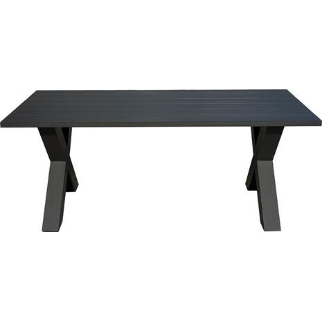 ALLEY Τραπέζι Dining Κήπου-Βεράντας ALU Ανθρακί (Ε68421,3)