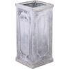 FLOWER POT Απόχρωση White Wash 22x22x47cm (ΕΔ,CER01)
