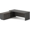 VIP Γραφείο Αριστερή Γωνία, Απόχρωση Grey Walnut (ΕΟ929,L)