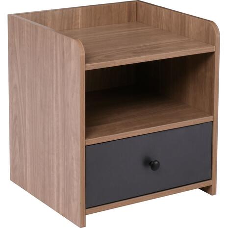 ORIENT Κομοδίνο με 1 Συρτάρι, Απόχρωση Sonoma Oak-Grey (Ε7430,1)