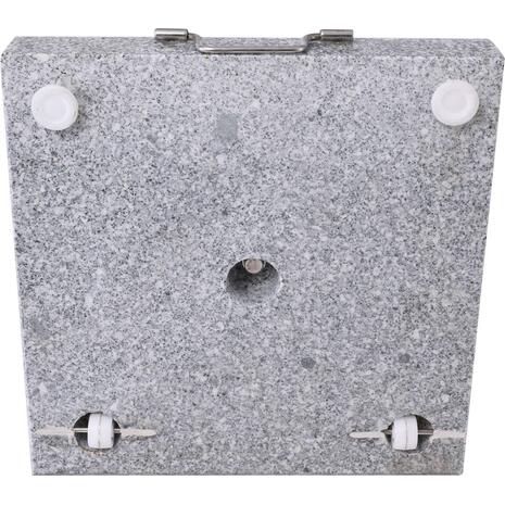 ΒΑΣΗ ομπρέλας τετράγωνη Γρανίτης/Inox #304 (40Kg) (Ε932)