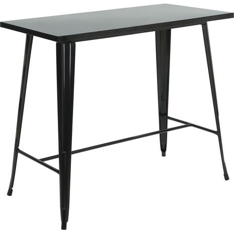 RELIX Τραπέζι Bar-Pro, Μέταλλο Βαφή Μαύρο (Ε5212,1)