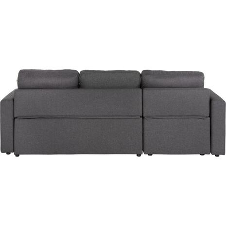 MONTREAL-W Καναπές - Κρεβάτι Γωνία Αναστρέψιμη με Χώρο Αποθήκευσης, Ύφασμα Γκρι (Ε9588,1)