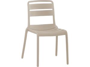 SERENATA Καρέκλα, Στοιβαζόμενη PP - UV Cappuccino (Ε3806,2W)