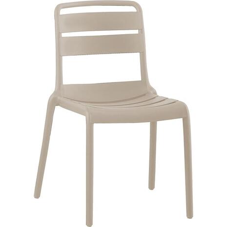 SERENATA Καρέκλα, Στοιβαζόμενη PP - UV Cappuccino (Ε3806,2W)