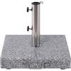 ΒΑΣΗ ομπρέλας τετράγωνη Γρανίτης/Inox #304 (40Kg) (Ε932)