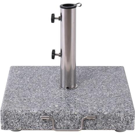 ΒΑΣΗ ομπρέλας τετράγωνη Γρανίτης/Inox #304 (40Kg) (Ε932)