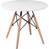 ART Wood Kid Τραπέζι Άσπρο MDF (Ε708Κ,2)