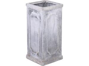 FLOWER POT Απόχρωση White Wash 22x22x47cm (ΕΔ,CER01)