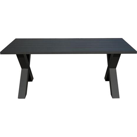 ALLEY Τραπέζι Dining Κήπου-Βεράντας ALU Ανθρακί (Ε68421,3)