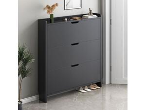 Παπουτσοθήκη MDF - Melamine Απόχρωση Γκρι (Ε8330,1)