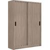 VANITY Ντουλάπα Δίφυλλη - Συρόμενη, Απόχρωση Sonoma Oak (Ε7354,3)