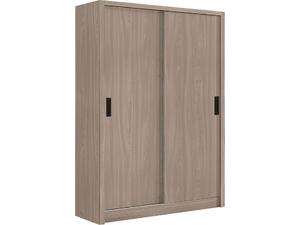 VANITY Ντουλάπα Δίφυλλη - Συρόμενη, Απόχρωση Sonoma Oak (Ε7354,3)