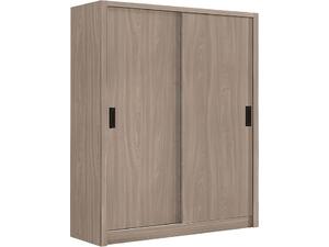 VANITY Ντουλάπα Δίφυλλη - Συρόμενη, Απόχρωση Sonoma Oak (Ε7355,3)