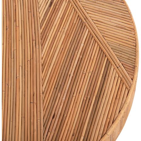 ΤΡΑΠΕΖΙ ΤΡΑΠΕΖΑΡΙΑΣ GATSBY HM9884 ΦΥΣΙΚΟ RATTAN ΣΕ ΦΥΣΙΚΟ ΧΡΩΜΑ Φ120x76Υεκ.