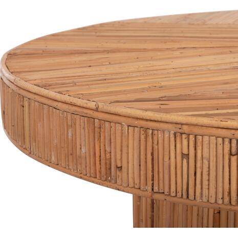 ΤΡΑΠΕΖΙ ΤΡΑΠΕΖΑΡΙΑΣ GATSBY HM9884 ΦΥΣΙΚΟ RATTAN ΣΕ ΦΥΣΙΚΟ ΧΡΩΜΑ Φ120x76Υεκ.