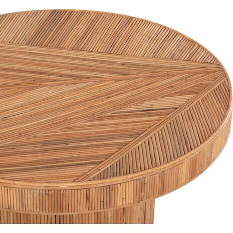 ΤΡΑΠΕΖΙ ΤΡΑΠΕΖΑΡΙΑΣ GATSBY HM9884 ΦΥΣΙΚΟ RATTAN ΣΕ ΦΥΣΙΚΟ ΧΡΩΜΑ Φ120x76Υεκ.