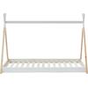 ΚΡΕΒΑΤΙ ΠΑΙΔΙΚΟ MUNK HM699.03 τ.MONTESSORI ΞΥΛΟ ΠΕΥΚΟΥ ΦΥΣΙΚΟ-ΛΕΥΚΟ- 190x90εκ
