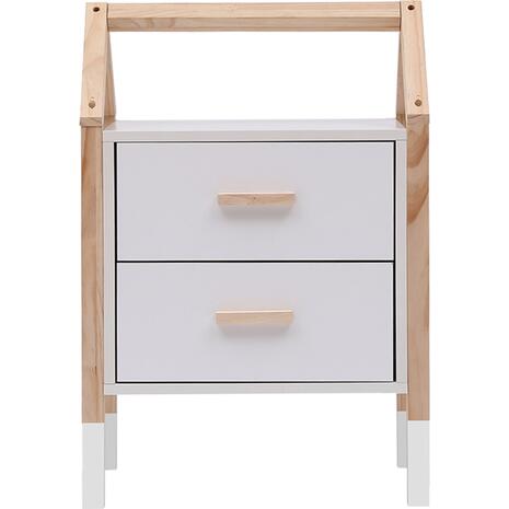 ΚΟΜΟΔΙΝΟ ΠΑΙΔΙΚΟ PEPE HM2489.03 ΛΕΥΚΗ ΜΕΛΑΜΙΝΗ-ΠΕΥΚΟ ΣΕ ΦΥΣΙΚΟ 46x30x67Υεκ.