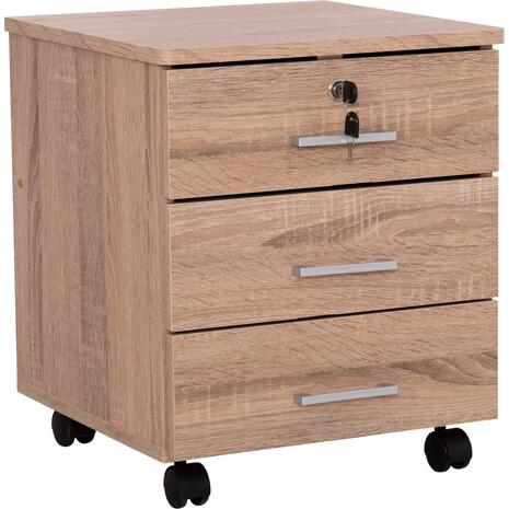 ΣΥΡΤΑΡΙΕΡΑ ΓΡΑΦΕΙΟΥ HAYDEN HM2282.02 ΣΕ SONAMA ΧΡΩΜΑ 39.5x40x46.5Υεκ
