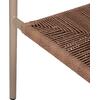 ΠΟΛΥΘΡΟΝΑ ΑΛΟΥΜΙΝΙΟΥ LUCCI HM6266.02 MOKA ΣΚΕΛΕΤΟΣ-P.E.RATTAN ΦΥΣΙΚΟ 58x56x79Υεκ