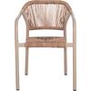 ΠΟΛΥΘΡΟΝΑ ΑΛΟΥΜΙΝΙΟΥ LUCCI HM6266.02 MOKA ΣΚΕΛΕΤΟΣ-P.E.RATTAN ΦΥΣΙΚΟ 58x56x79Υεκ