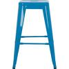 ΣΚΑΜΠΟ ΜΕΣΑΙΟΥ ΥΨΟΥΣ ΜΕΤΑΛΛΙΚΟ MELITA-PRO HM8573.48 ΜΠΛΕ 43x43x67Υεκ.
