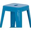 ΣΚΑΜΠΟ ΜΕΣΑΙΟΥ ΥΨΟΥΣ ΜΕΤΑΛΛΙΚΟ MELITA-PRO HM8573.48 ΜΠΛΕ 43x43x67Υεκ.