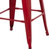 ΣΚΑΜΠΟ ΜΕΣΑΙΟΥ ΥΨΟΥΣ ΜΕΤΑΛΛΙΚΟ MELITA-PRO HM8573.44 ΚΟΚΚΙΝΟ 43x43x67Υεκ.