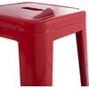 ΣΚΑΜΠΟ ΜΠΑΡ ΜΕΤΑΛΛΙΚΟ MELITA-PRO HM8642.44 ΣΕ ΚΟΚΚΙΝΟ 43x43x78Υεκ.