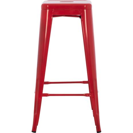 ΣΚΑΜΠΟ ΜΠΑΡ ΜΕΤΑΛΛΙΚΟ MELITA-PRO HM8642.44 ΣΕ ΚΟΚΚΙΝΟ 43x43x78Υεκ.