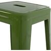ΣΚΑΜΠΟ ΜΠΑΡ ΜΕΤΑΛΛΙΚΟ MELITA-PRO HM8642.53 ΣΕ LIGHT OLIVE GREEN 43x43x78Υεκ.