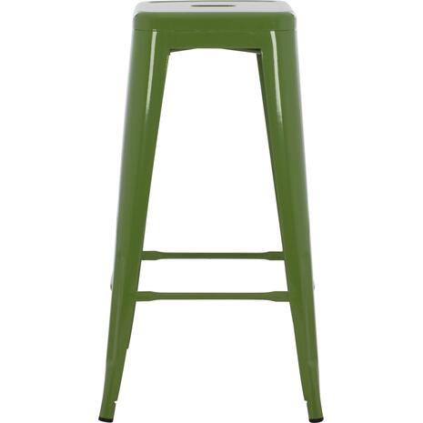 ΣΚΑΜΠΟ ΜΠΑΡ ΜΕΤΑΛΛΙΚΟ MELITA-PRO HM8642.53 ΣΕ LIGHT OLIVE GREEN 43x43x78Υεκ.