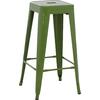 ΣΚΑΜΠΟ ΜΠΑΡ ΜΕΤΑΛΛΙΚΟ MELITA-PRO HM8642.53 ΣΕ LIGHT OLIVE GREEN 43x43x78Υεκ.