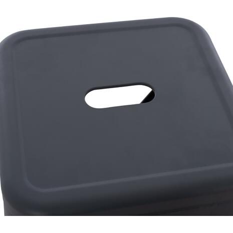 ΣΚΑΜΠΟ ΜΠΑΡ ΜΕΤΑΛΛΙΚΟ MELITA-PRO HM8642.50 ΣΕ ΓΚΡΙ 43x43x78Υεκ.