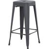 ΣΚΑΜΠΟ ΜΠΑΡ ΜΕΤΑΛΛΙΚΟ MELITA-PRO HM8642.50 ΣΕ ΓΚΡΙ 43x43x78Υεκ.