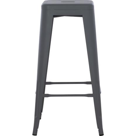 ΣΚΑΜΠΟ ΜΠΑΡ ΜΕΤΑΛΛΙΚΟ MELITA-PRO HM8642.50 ΣΕ ΓΚΡΙ 43x43x78Υεκ.