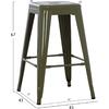 ΣΚΑΜΠΟ ΜΕΣΑΙΟΥ ΥΨΟΥΣ ΜΕΤΑΛΛΙΚΟ MELITA-PRO HM8573.43 DARK OLIVE GREEN 43x43x67Υεκ.