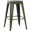 ΣΚΑΜΠΟ ΜΕΣΑΙΟΥ ΥΨΟΥΣ ΜΕΤΑΛΛΙΚΟ MELITA-PRO HM8573.43 DARK OLIVE GREEN 43x43x67Υεκ.