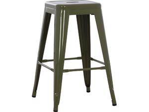 ΣΚΑΜΠΟ ΜΕΣΑΙΟΥ ΥΨΟΥΣ ΜΕΤΑΛΛΙΚΟ MELITA-PRO HM8573.43 DARK OLIVE GREEN 43x43x67Υεκ.